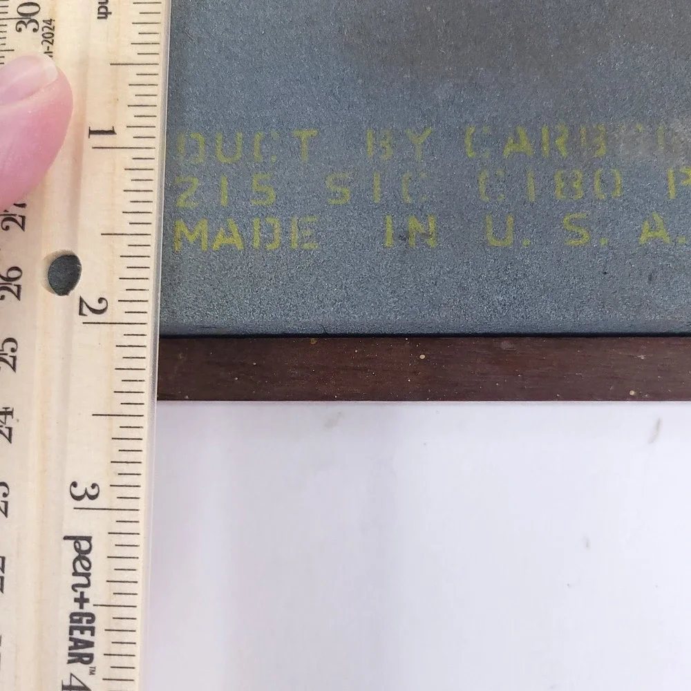 Vintage Carborundum No 215 6
